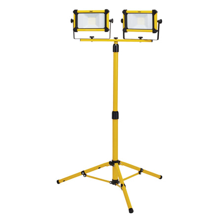 110V SMD LED Tripod Site Light, 2 x 30W, 6600 Lumens : Model No. 110V/TSL/30WT