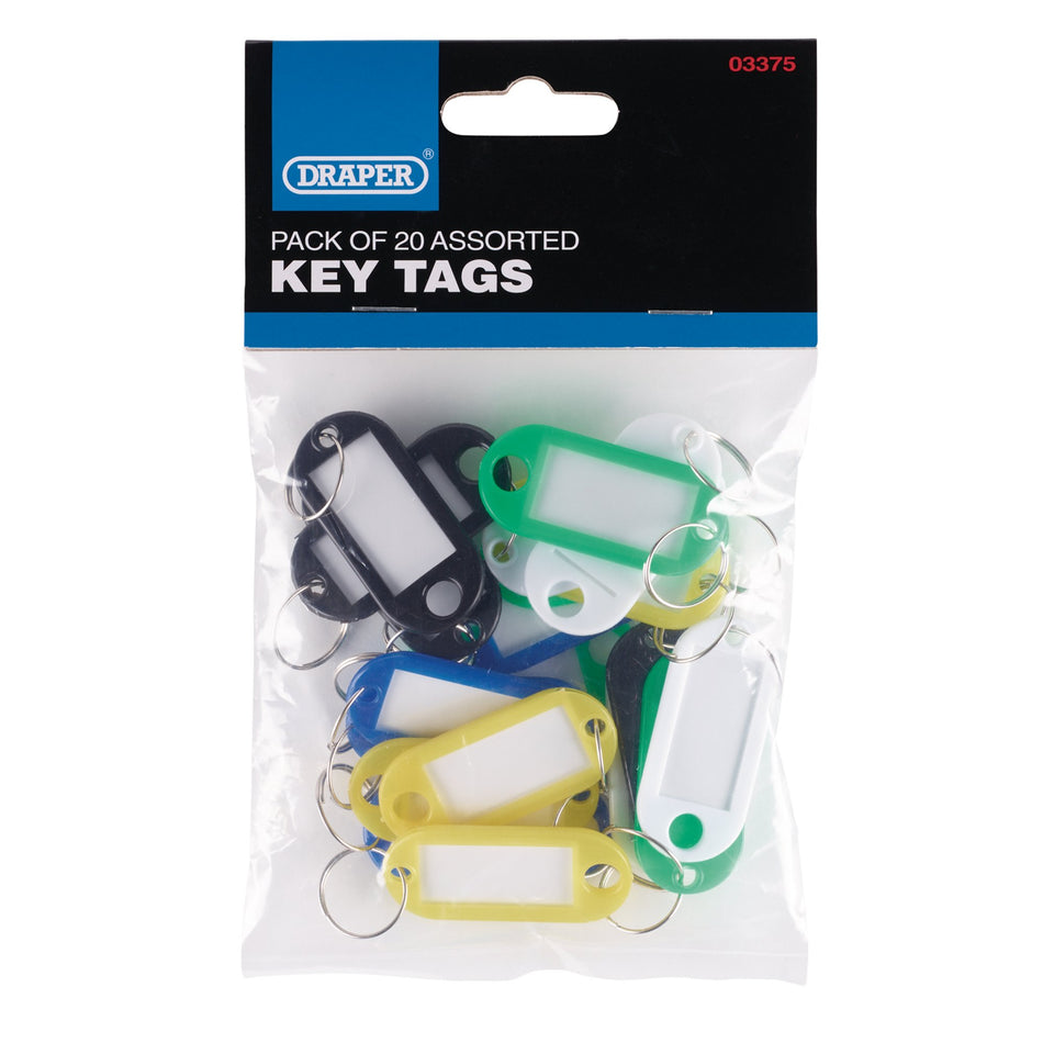 Assorted Key Tags (Pack of 20) : Model No. KI/20