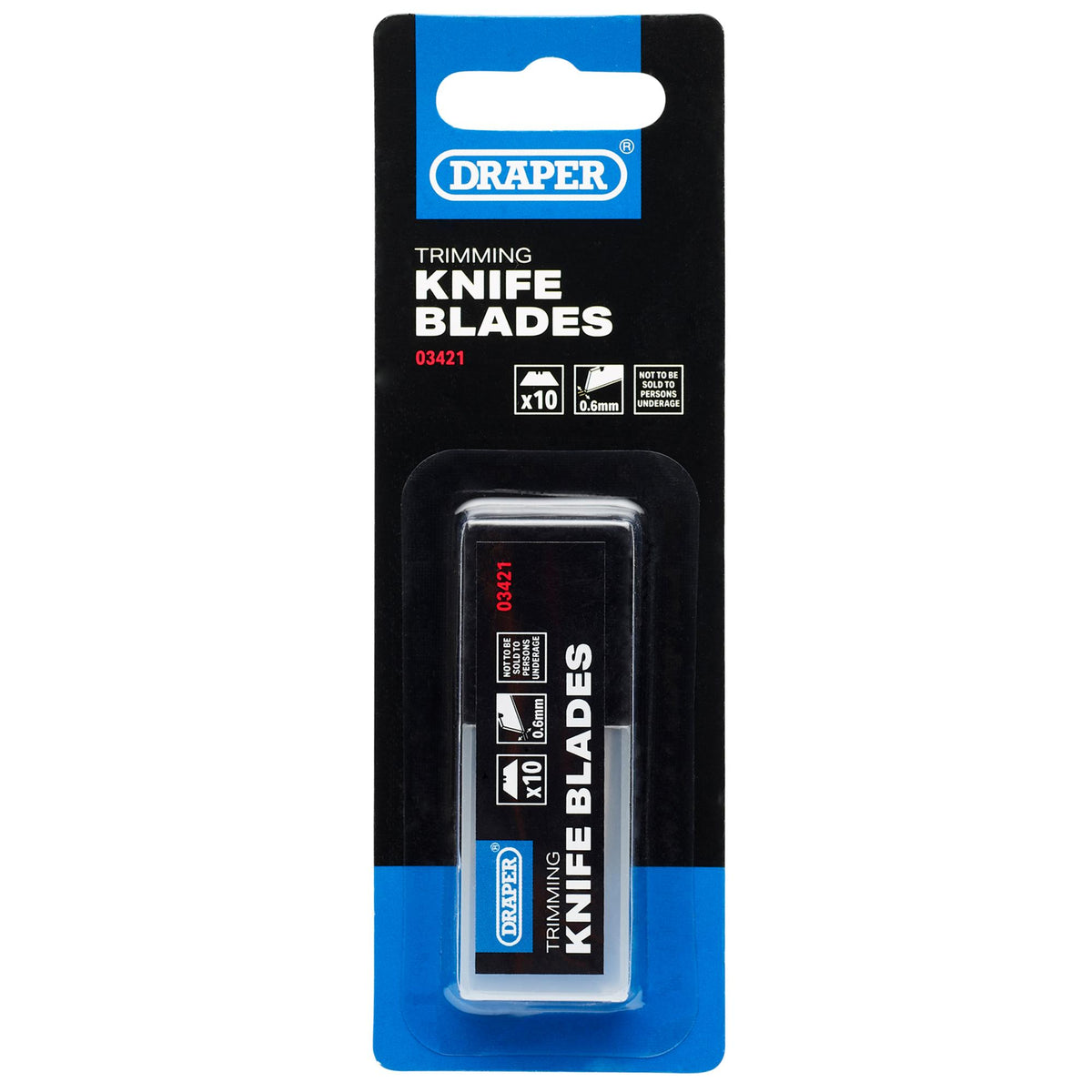 Heavy Duty Trimming Knife Blades (Pack of 10) : Model No. TKB10