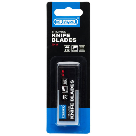 Heavy Duty Trimming Knife Blades (Pack of 10) : Model No. TKB10