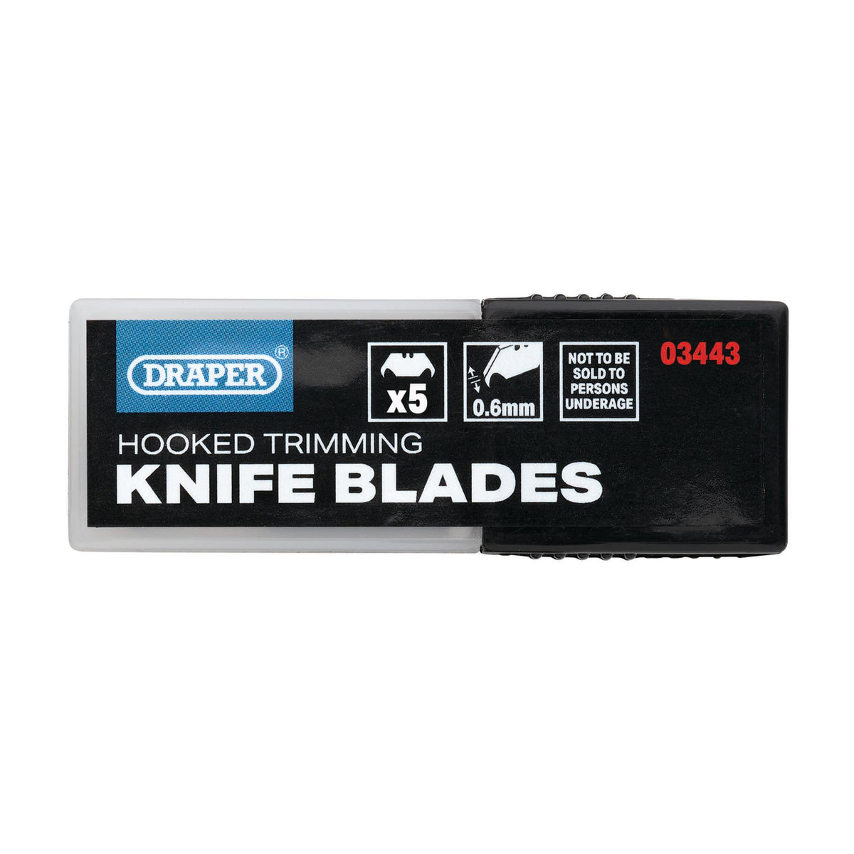 Heavy Duty Hooked Trimming Knife Blades (Pack of 5) : Model No. HTKB5
