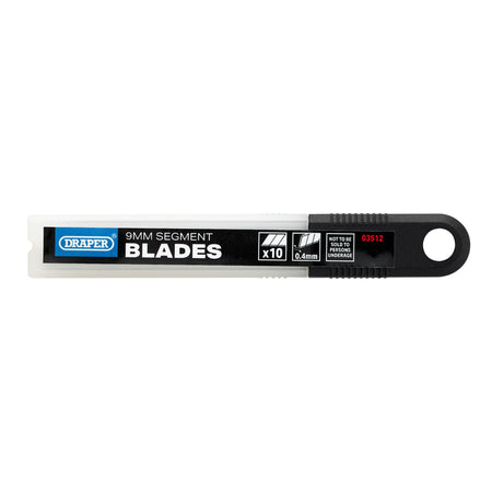 Snap-Off Segment Knife Blades, 9mm (Pack of 10) : Model No. SB10-9