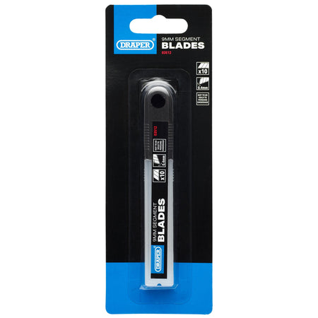 Snap-Off Segment Knife Blades, 9mm (Pack of 10) : Model No. SB10-9