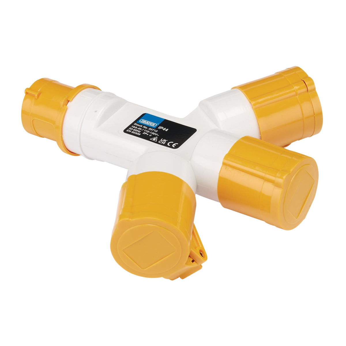 110V 3-Way Splitter, 16A: Model No. 110VSSP16