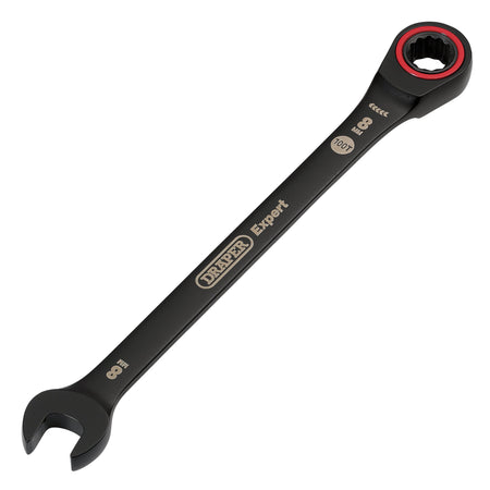 Draper Expert HI-TORQ Metric Ratchet Combination Spanner, 8mm, Black : Model No. 8241MM/BK