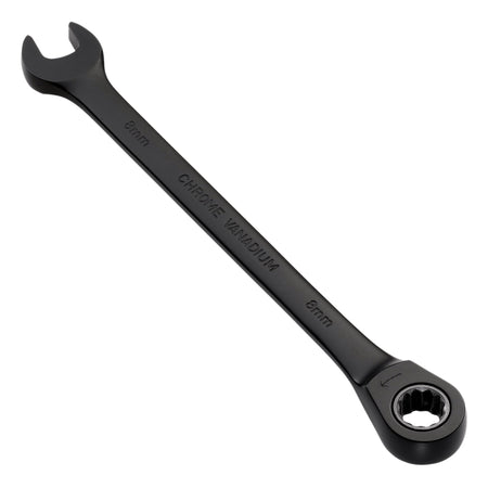 Draper Expert HI-TORQ Metric Ratchet Combination Spanner, 8mm, Black : Model No. 8241MM/BK