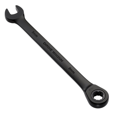 Draper Expert HI-TORQ Metric Ratchet Combination Spanner, 9mm, Black : Model No. 8241MM/BK