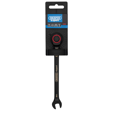 Draper Expert HI-TORQ Metric Ratchet Combination Spanner, 9mm, Black : Model No. 8241MM/BK