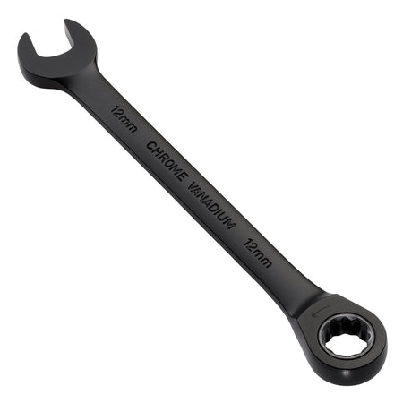 Draper Expert HI-TORQ Metric Ratchet Combination Spanner, 12mm, Black : Model No. 8241MM/BK
