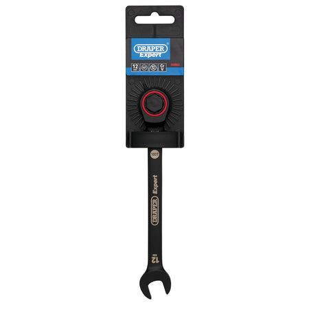 Draper Expert HI-TORQ Metric Ratchet Combination Spanner, 12mm, Black : Model No. 8241MM/BK