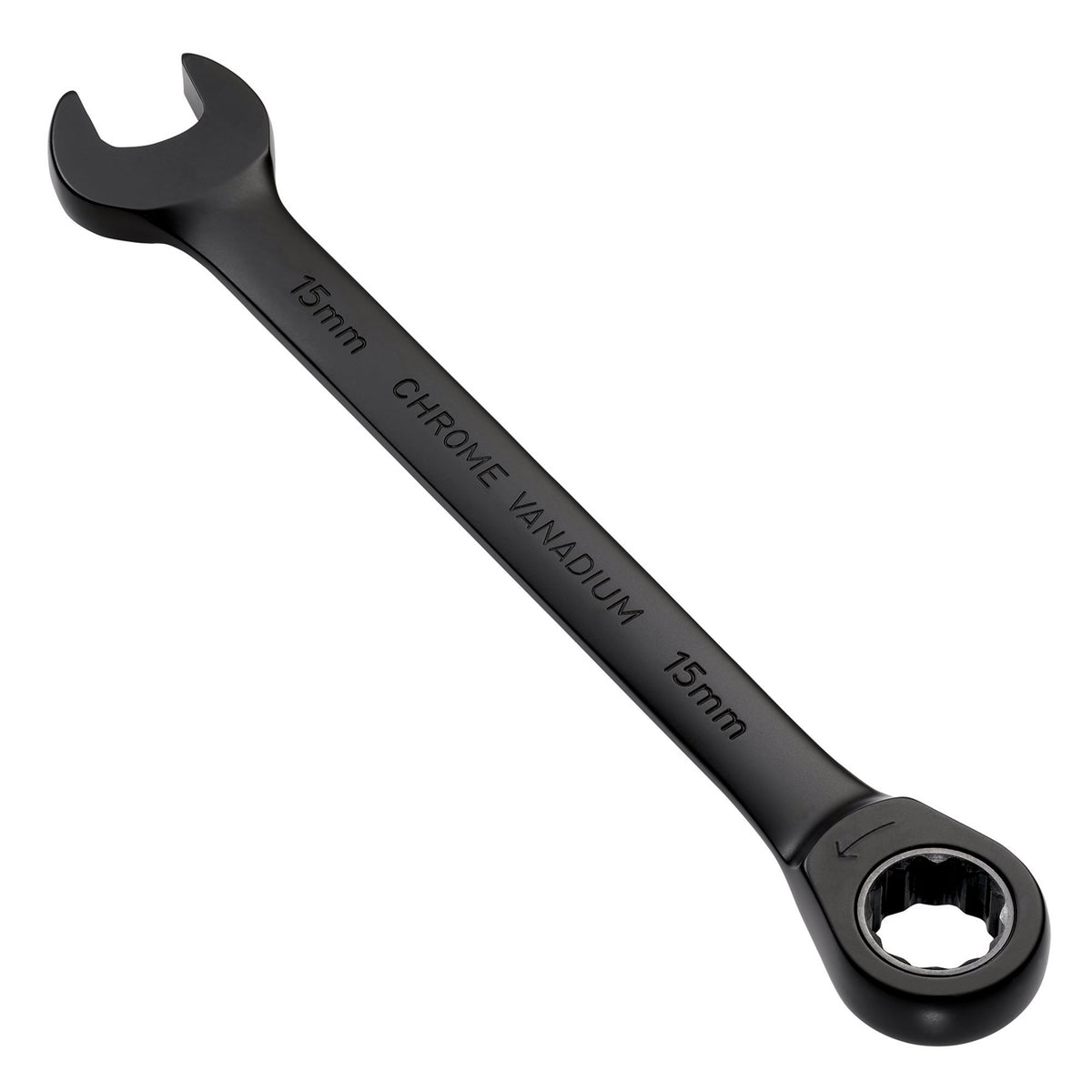 Draper Expert HI-TORQ Metric Ratchet Combination Spanner, 15mm, Black : Model No. 8241MM/BK