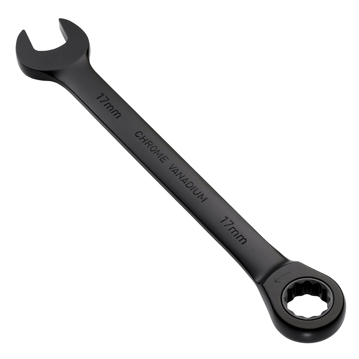 Draper Expert HI-TORQ Metric Ratchet Combination Spanner, 17mm, Black : Model No. 8241MM/BK