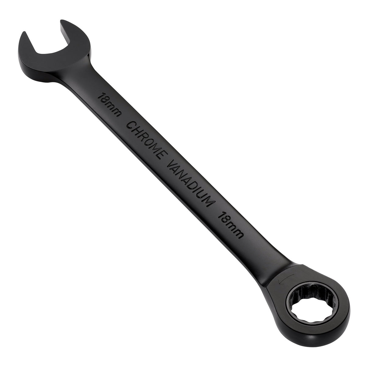 Draper Expert HI-TORQ Metric Ratchet Combination Spanner, 18mm, Black : Model No. 8241MM/BK
