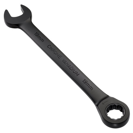 Draper Expert HI-TORQ Metric Ratchet Combination Spanner, 19mm, Black : Model No. 8241MM/BK