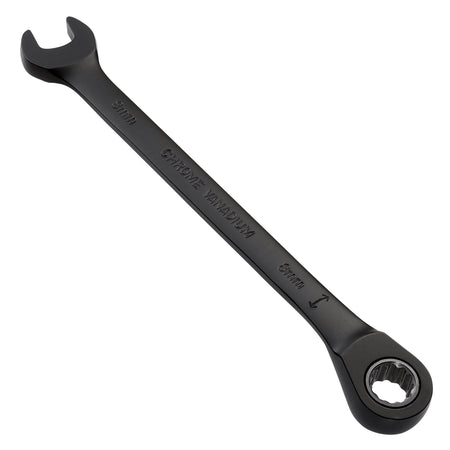Draper Expert HI-TORQ Metric Reversible Ratchet Combination Spanner, 8mm, Black: No.8241RMM/BK