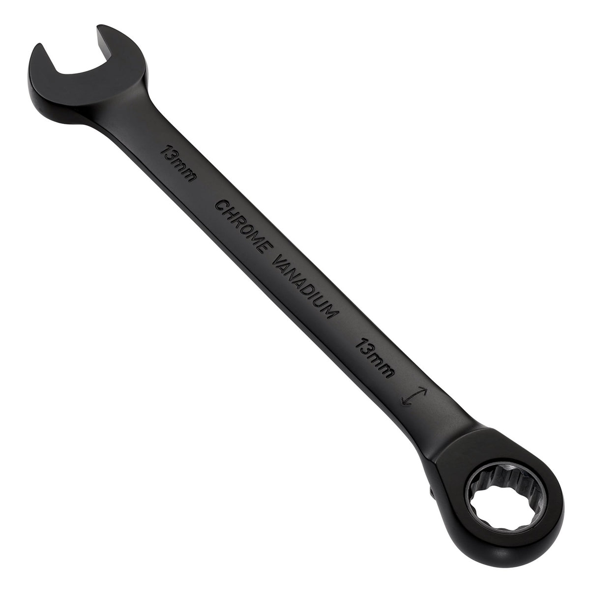 Draper Expert HI-TORQ Metric Reversible Ratchet Combination Spanner, 13mm, Black: No.8241RMM/BK