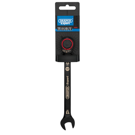Draper Expert HI-TORQ Metric Reversible Ratchet Combination Spanner, 13mm, Black: No.8241RMM/BK