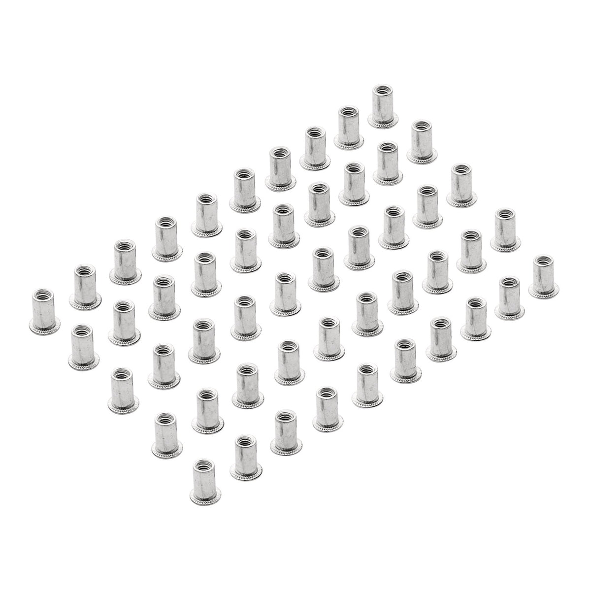 Zinc Plated Threaded Insert Rivet Nuts, M4 x 0.7mm (Pack of 50) : Model No. RIVNUT4