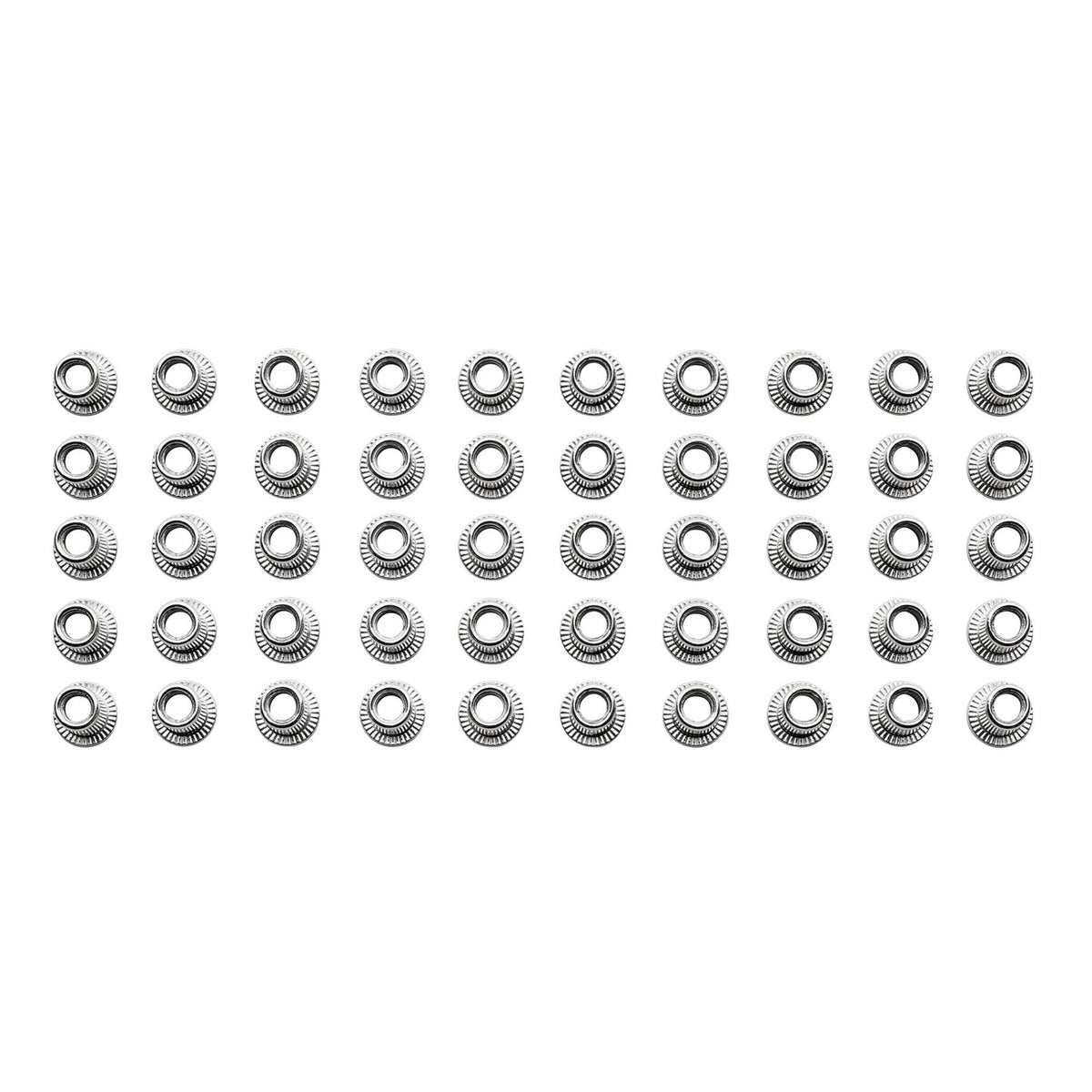 Zinc Plated Threaded Insert Rivet Nuts, M5 x 0.8mm (Pack of 50) : Model No. RIVNUT5