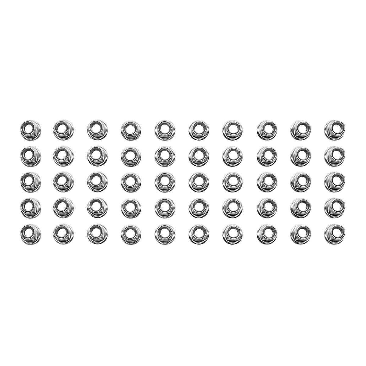 Zinc Plated Threaded Insert Rivet Nuts, M6 x 1.0mm (Pack of 50) : Model No. RIVNUT6