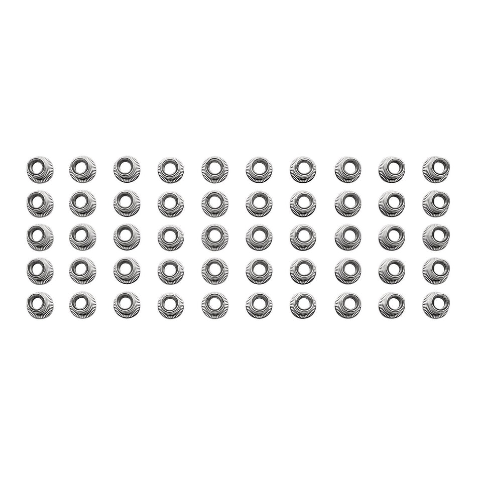 Zinc Plated Threaded Insert Rivet Nuts, M6 x 1.0mm (Pack of 50) : Model No. RIVNUT6