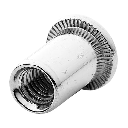 Zinc Plated Threaded Insert Rivet Nuts, M6 x 1.0mm (Pack of 50) : Model No. RIVNUT6