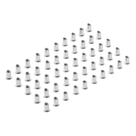 Zinc Plated Threaded Insert Rivet Nuts, M8 x 1.25mm (Pack of 50) : Model No. RIVNUT8