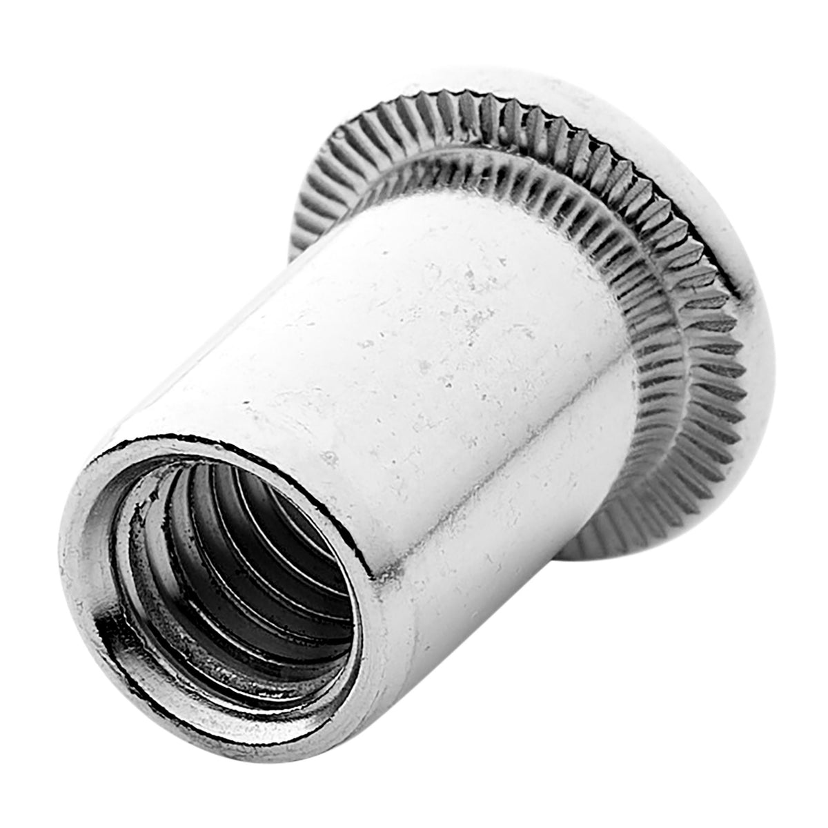 Zinc Plated Threaded Insert Rivet Nuts, M8 x 1.25mm (Pack of 50) : Model No. RIVNUT8