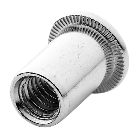 Zinc Plated Threaded Insert Rivet Nuts, M8 x 1.25mm (Pack of 50) : Model No. RIVNUT8