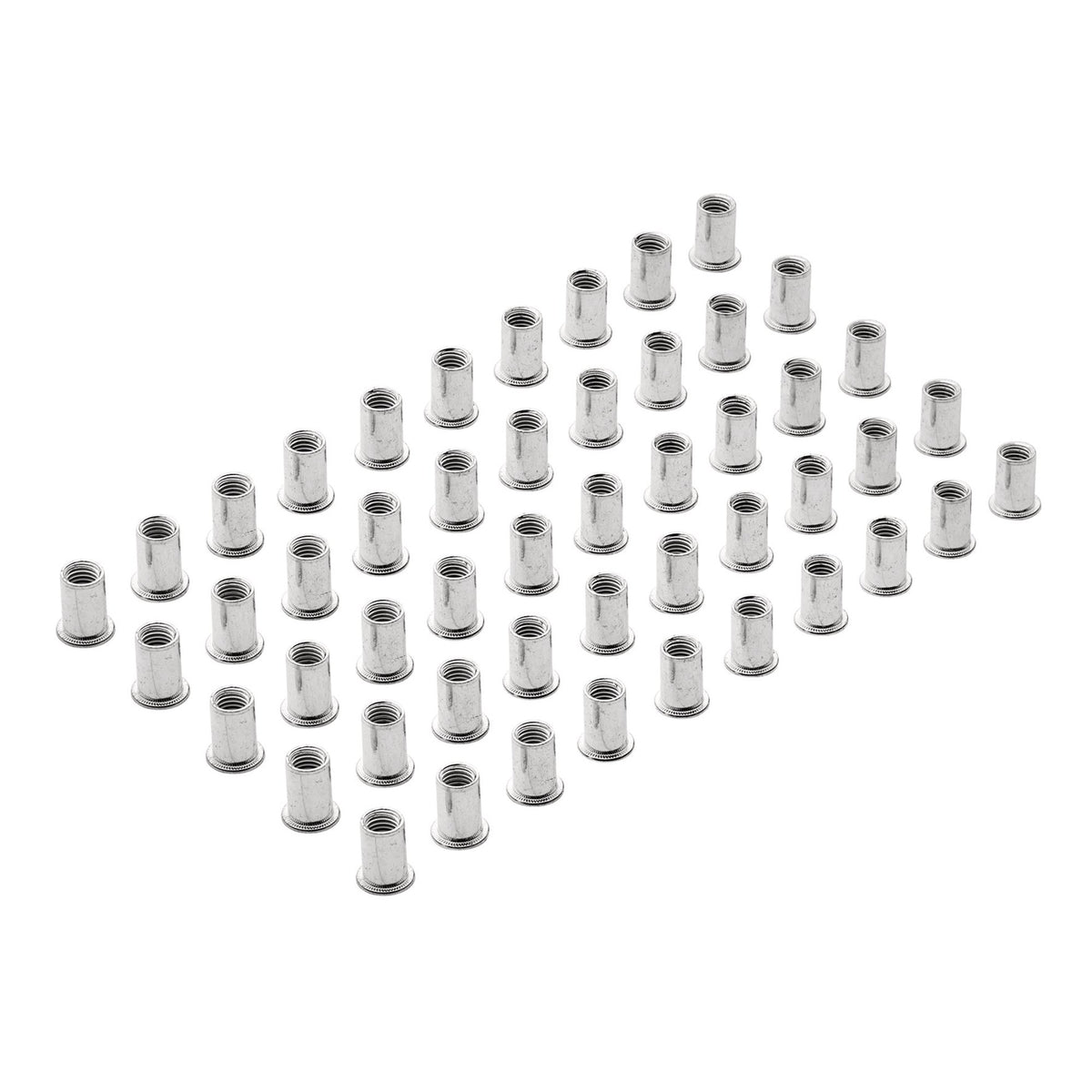 Zinc Plated Threaded Insert Rivet Nuts, M10 x 1.5mm (Pack of 50) : Model No. RIVNUT10