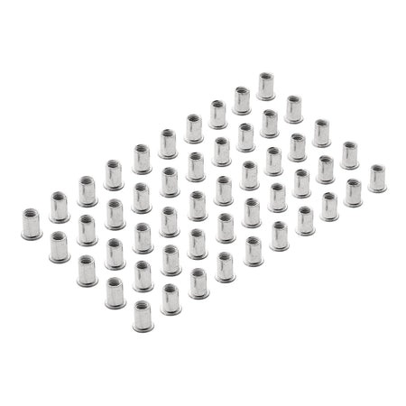 Zinc Plated Threaded Insert Rivet Nuts, M10 x 1.5mm (Pack of 50) : Model No. RIVNUT10