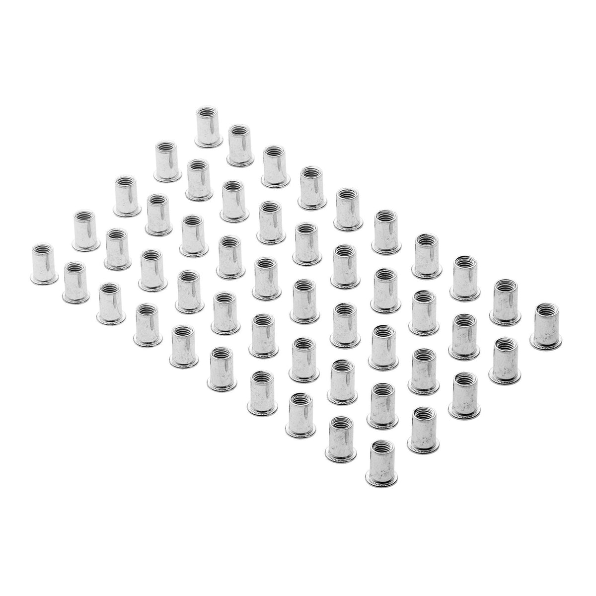 Zinc Plated Threaded Insert Rivet Nuts, M10 x 1.5mm (Pack of 50) : Model No. RIVNUT10