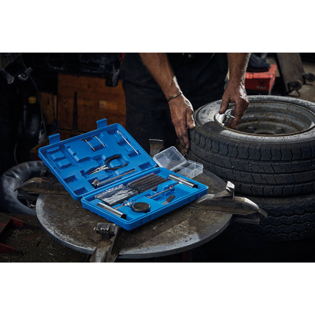 Tyre Puncture Repair Kit for Tubeless Off Road Vehicles (65 Piece) : Model No. TPRK-65