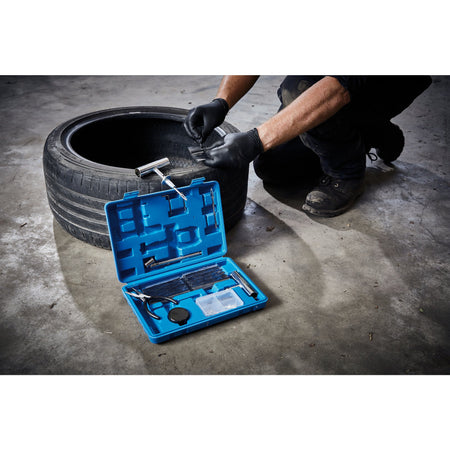 Tyre Puncture Repair Kit for Tubeless Off Road Vehicles (65 Piece) : Model No. TPRK-65