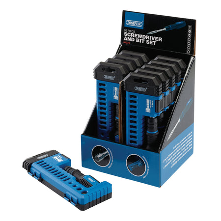 Screwdriver and Bit Set with Extending Bit Holder (26 Piece): Model No. RBS26E