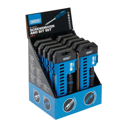 Screwdriver and Bit Set with Extending Bit Holder (26 Piece): Model No. RBS26E