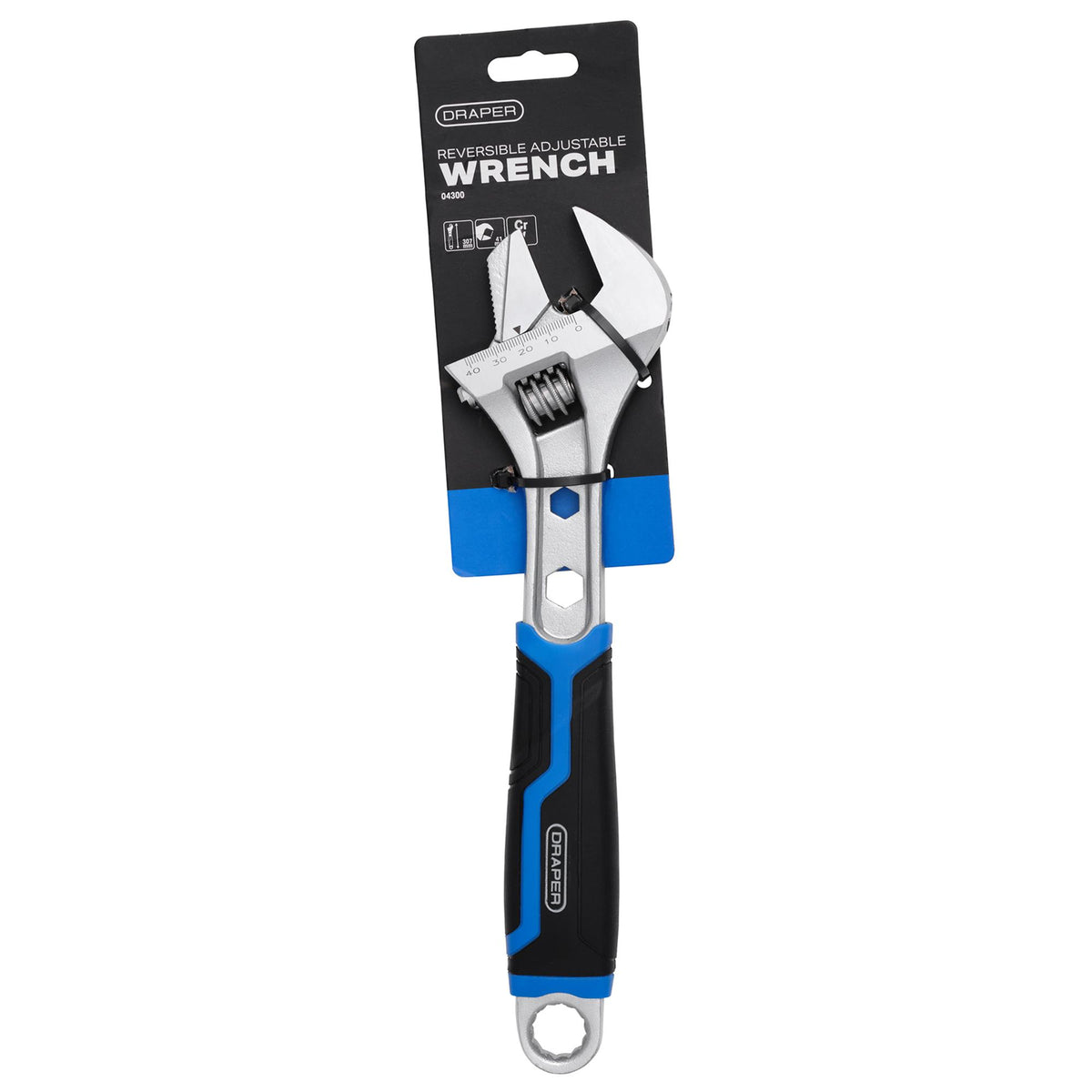 Reversible Adjustable Wrench, 307mm: Model. No.RAW12