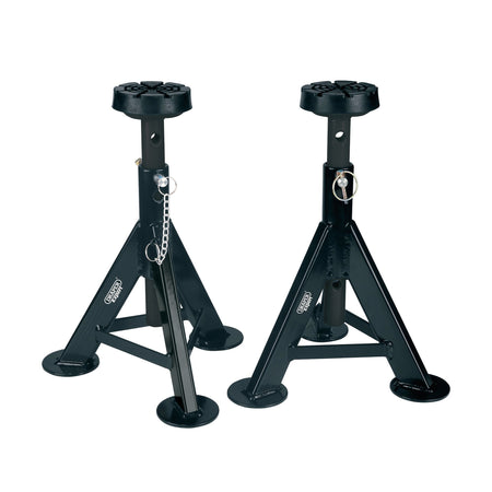 Draper Expert Axle Stands, 3 Tonne, Black (Pair) : Model No. AS3000EB