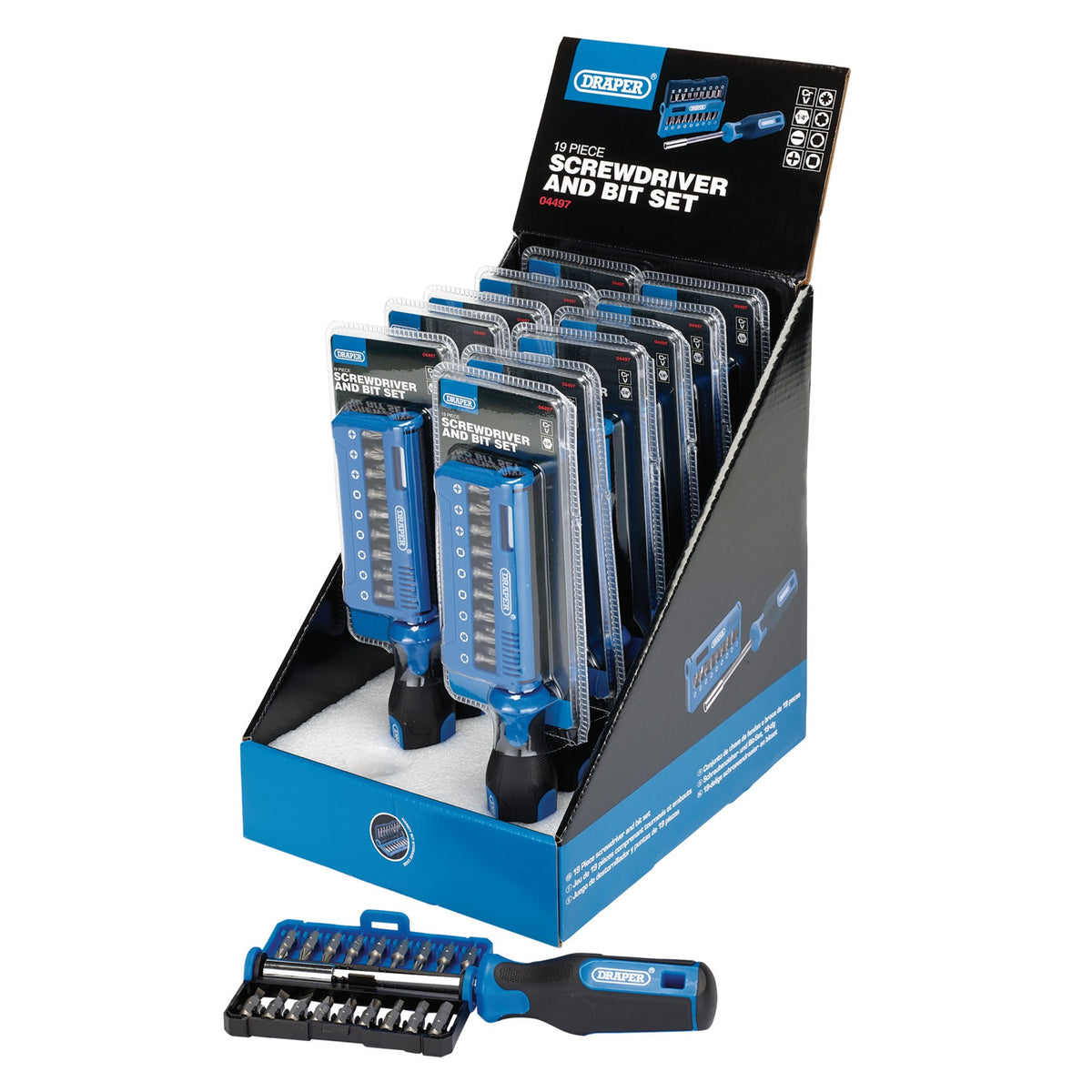 Screwdriver and Bit Set (19 Piece): Model No. SBS19