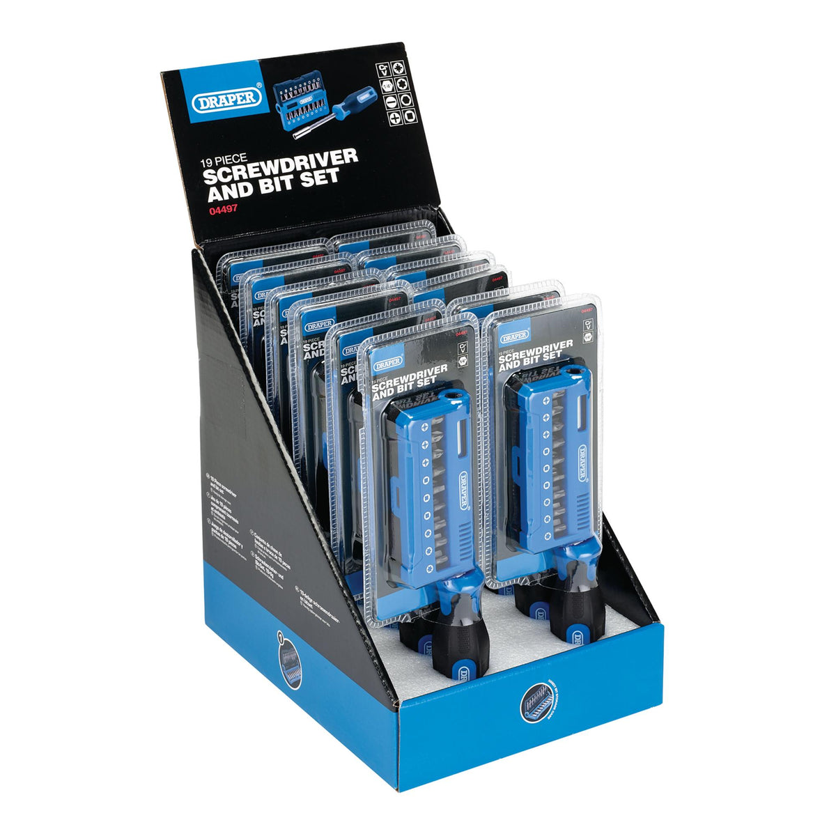 Screwdriver and Bit Set (19 Piece): Model No. SBS19