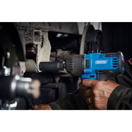 Draper HI-TORQ Metric Deep Impact Socket Set, 1/2" Sq. Dr. (19 Piece) : Model No. 410D/19/MM
