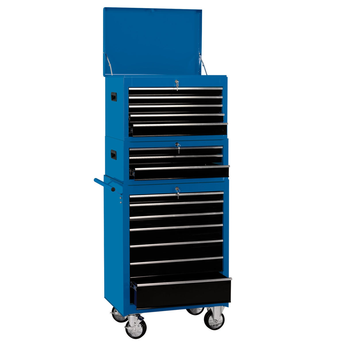 26" Combination Roller Cabinet and Tool Chest (15 Drawer): Model No. *CTCB