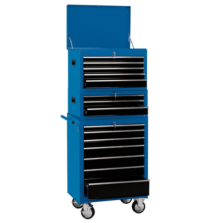 26" Combination Roller Cabinet and Tool Chest (15 Drawer): Model No. *CTCB