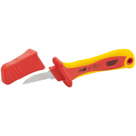 DRAPER Expert 200mm VDE Approved Fully Insulated Cable Knife: Model No.ICK
