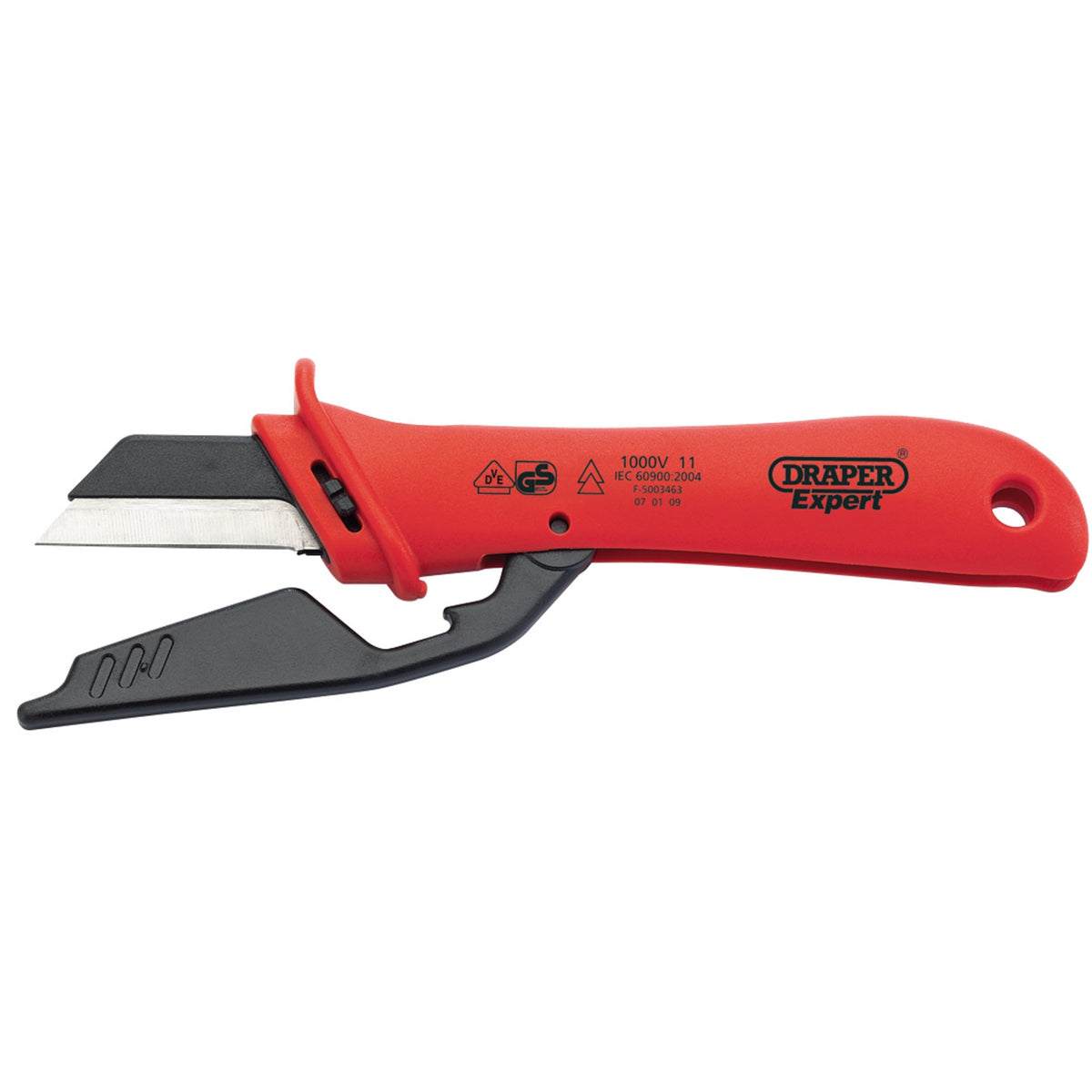 DRAPER Expert 180mm VDE Approved Fully Insulated Cable Knife: Model No.ICKR