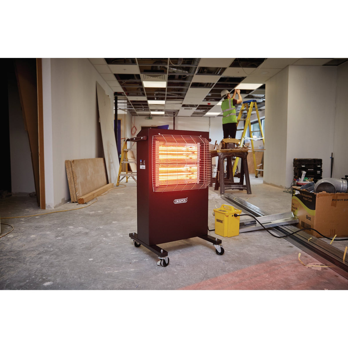 110V Infrared Cabinet Heater, 2.4kW, 8188 BTU : Model No. IRH2400