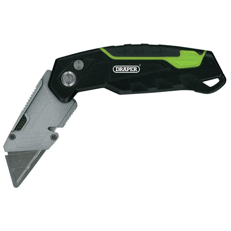 Retractable & Folding Trimming Knife Set with 10 x SK2 Two Notch Blades: Model No. TFK2/BK