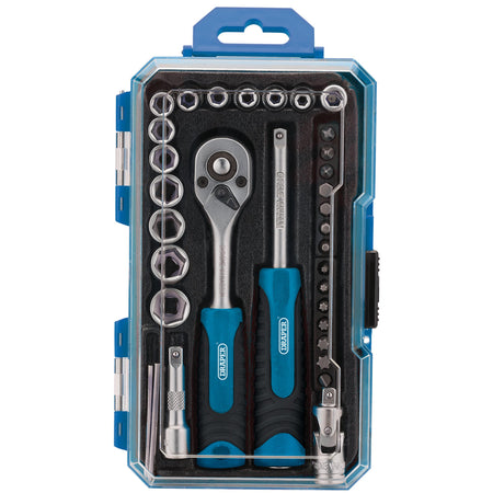 Socket Set, 1/4" Sq. Dr. (35 Piece): Model No. 1/4SS35