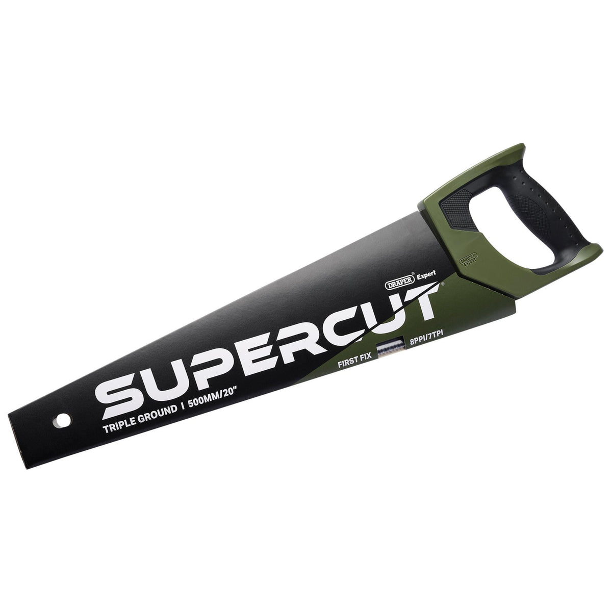 Draper Expert Supercut First Fix Triple Ground Handsaw, 500mm/20", 7tpi/8ppi: No.SCT500