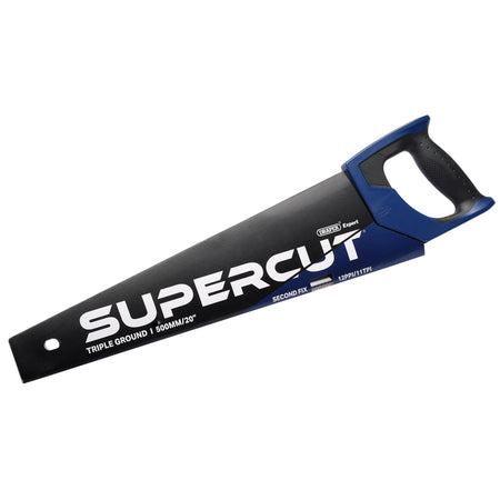 Draper Expert Supercut Second Fix Triple Ground Handsaw, 500mm/20", 11tpi/12ppi: No.SCT500